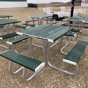 Aluma Picnic Table - Forest Green