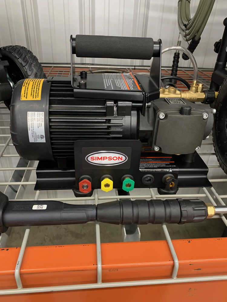 Simpson pressure on sale washer electric