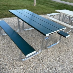 Aluma 6' Bench Picnic Table-Forest Green