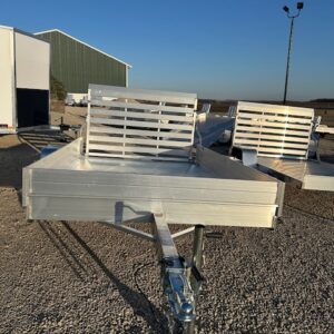 2025 Aluma 7210 w/ Full Ramp Gate and 1' Solid Side Racks