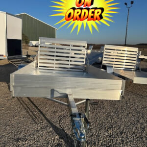 2026 Aluma 7210 w/ Full Ramp Gate and 1' Solid Side Racks