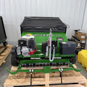 Sweep-All PSE3948-Green Tow Behind Sweeper w/ Dethatcher